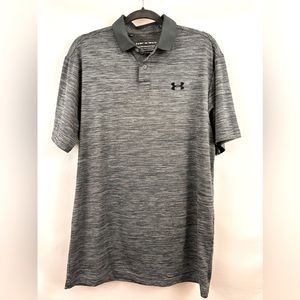 Under Armour Men’s The Performance Polo Heather Grey Medium Tall